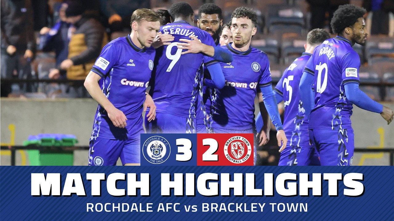 Highlights | Dale 3-2 Brackley Town
