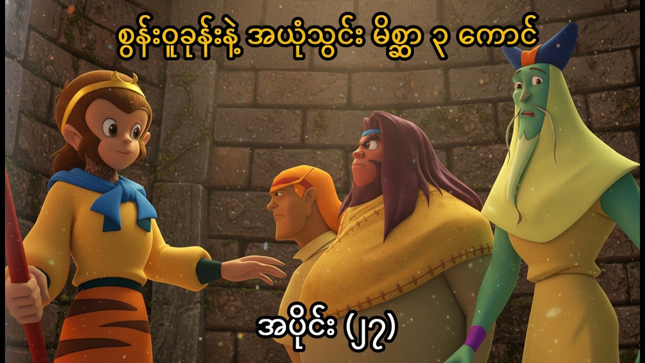 စွန်းဝူခုန်းနဲ့ အယုံသွင်း မိစ္ဆာ ၃ ကောင် အပိုင်း (၂၇) / စွန်းဝူခုန်းကာတွန်း Ep 27