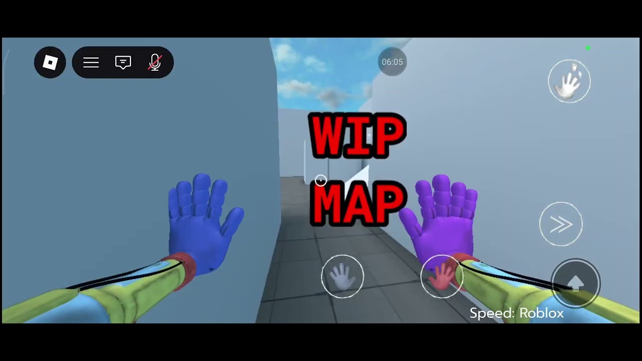 Jogando pop play time no Roblox teste grape pack