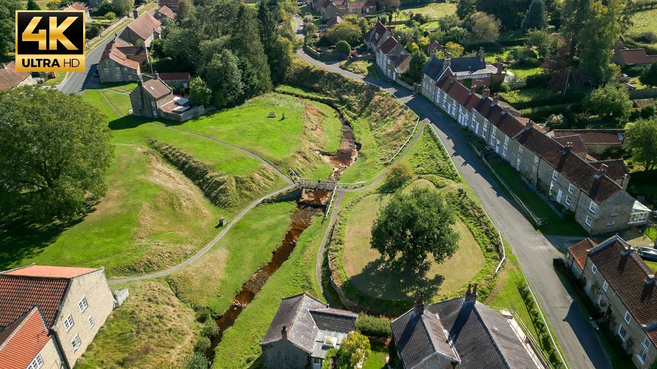 Hutton-Le-Hole From The Air | A Unique Village in the North York Moors