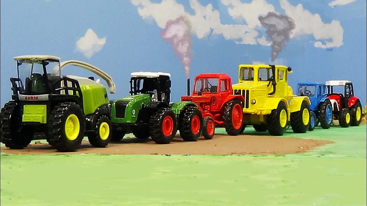 Тракторы, машинки, приключения. Золотой трактор.