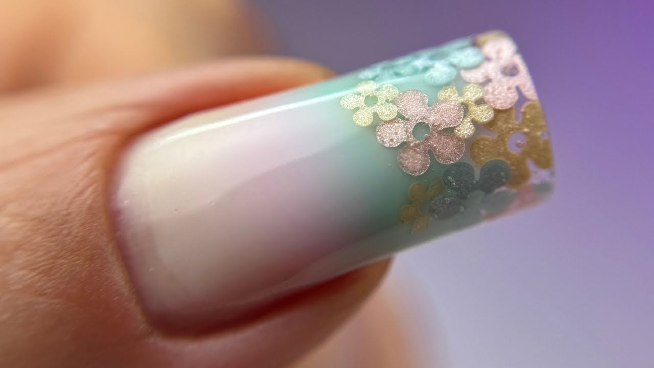 How to Do Inlay Nail Art with Builder Gel (Dual Form Tutorial for Beginners) (No Filing!)
