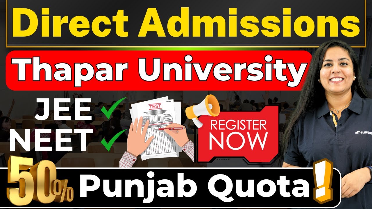 💥Direct Admissions Thapar University 2024🤩BTech From Thapar 2024 #BTech #BTech2024 #BTechAdmission