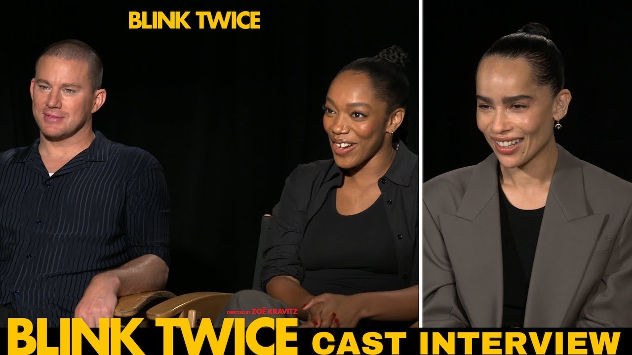Blink Twice Cast Interview