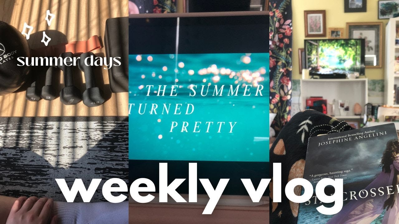 reading six books to avoid my problems | weekly vlog