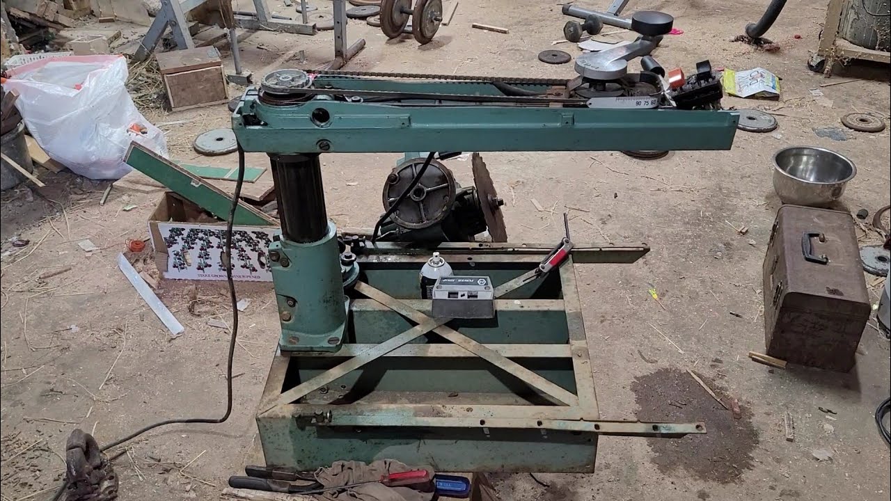 Refurbishing A Dewalt Black And Decker Power Shop Radial Arm Saw