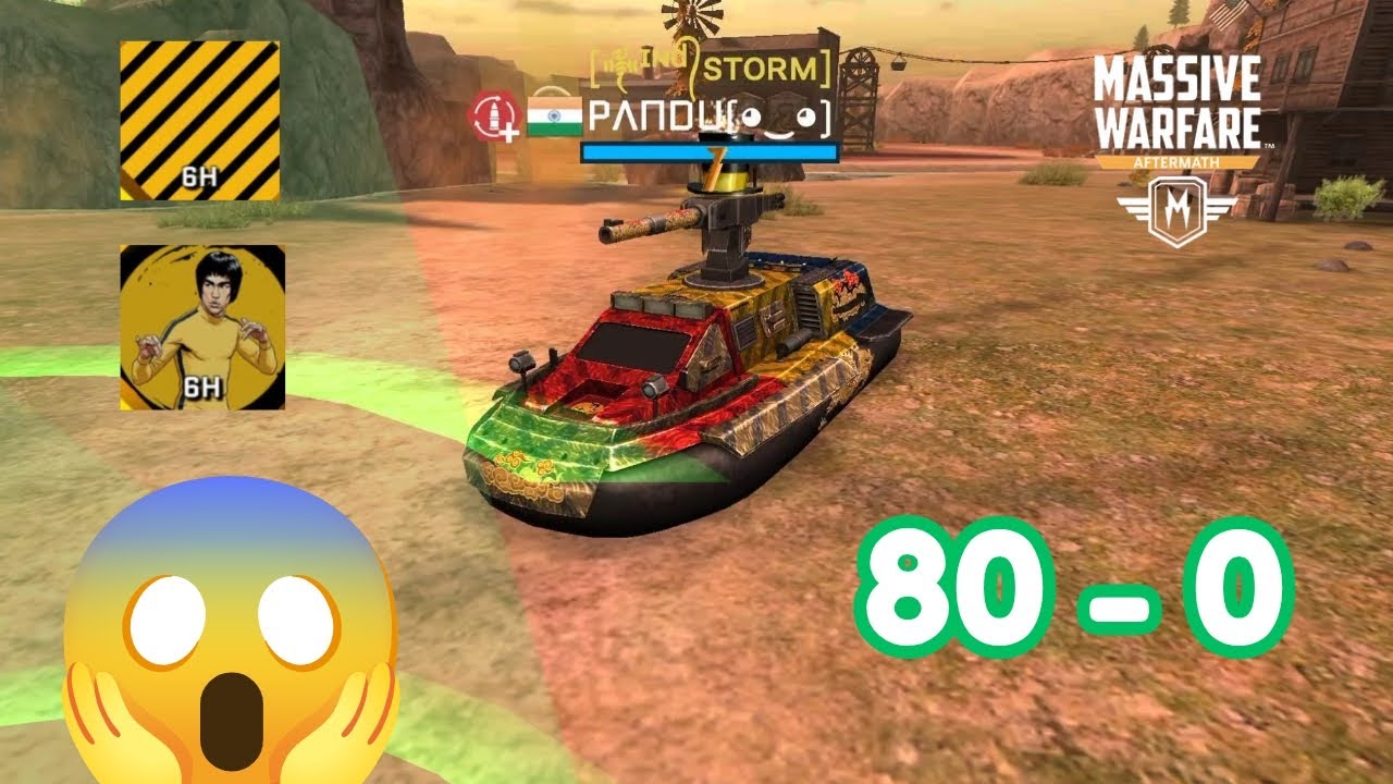 Killer whale 80 - 0 💪 | Bruce 3 | special paint | Massive Warfare Aftermath 🌪️#massivewarfare 