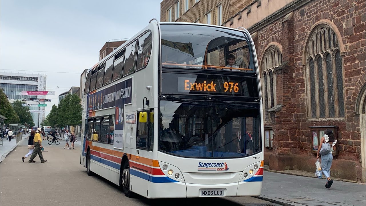 Buses in Exeter, July 2021 (4K)