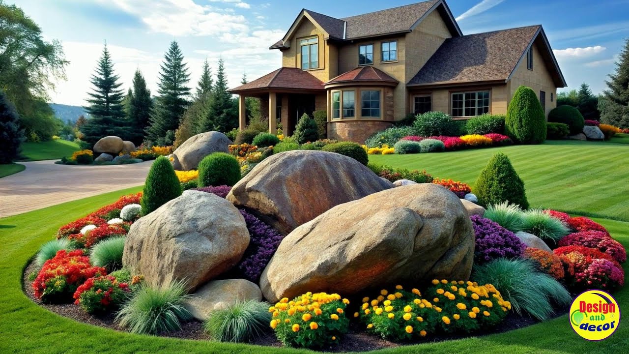Awesome Boulder Landscaping Tips | Level up Your Outdoor Space | Design a Rock Garden
