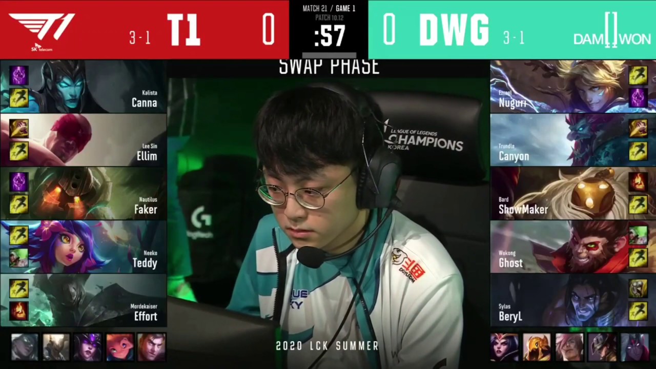 T1 (SKT T1) vs DWG (All Game) | Highlight LCK M&ugrave;a H&egrave; 2020 | Highlight LCK Summer 2020