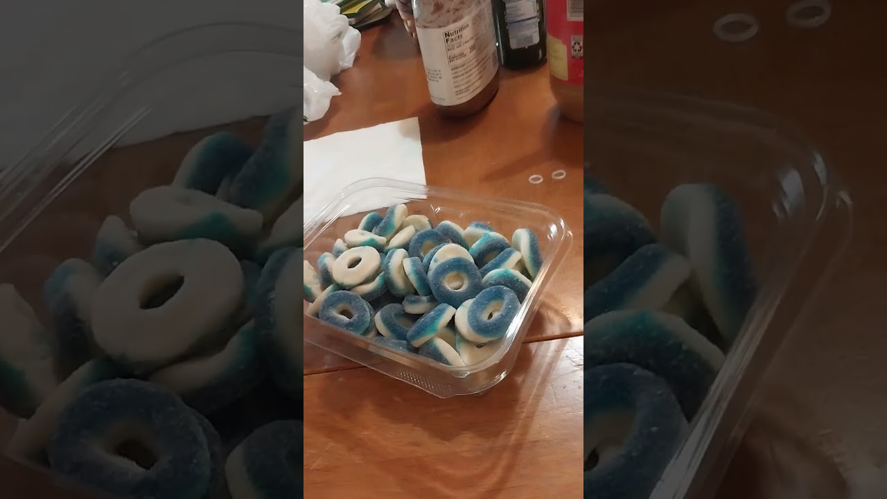Blue Raspberry Gummy Rings Food Review