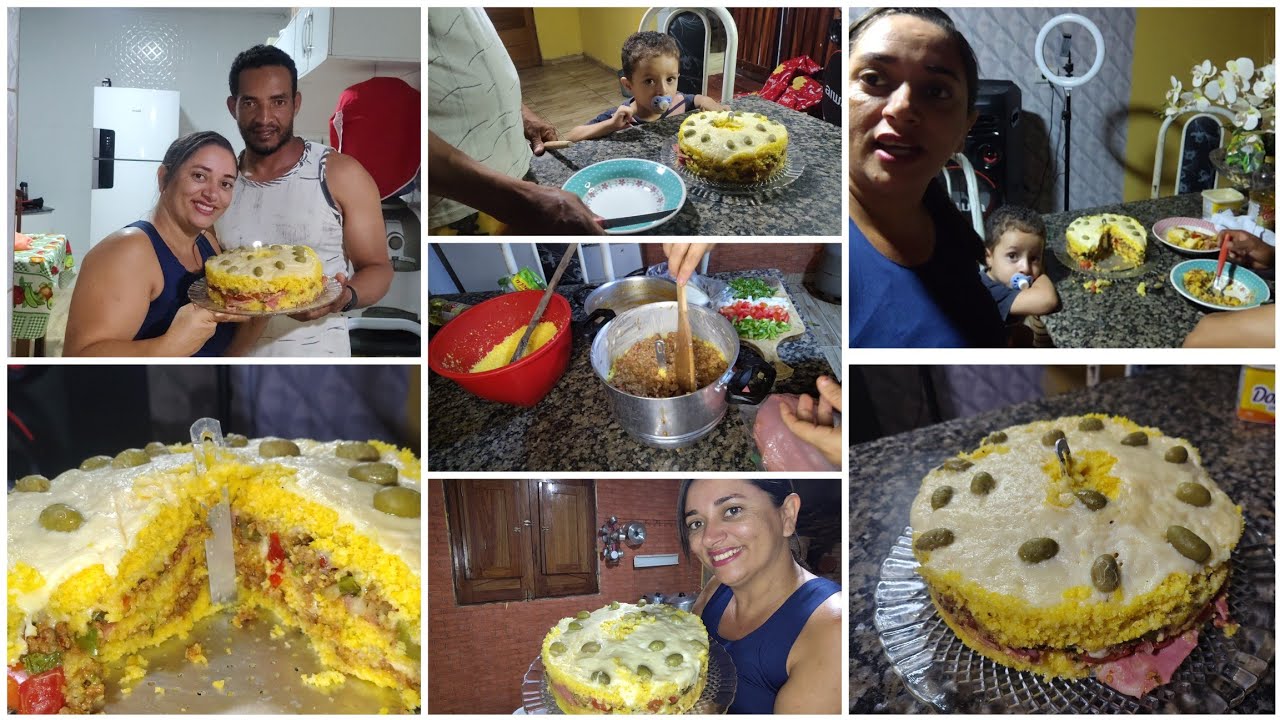 FIZ O MELHOR CUSCUZ RECHEADO COM CARNE MOÍDA E QUEIJO FICOU UM DELÍCIA 😋