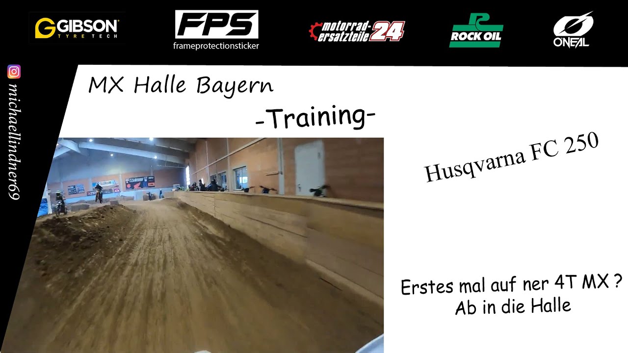 Im Kreis fahr Simulator | MX Halle Bayern | Erstes MX Training auf den neuen Husky`s