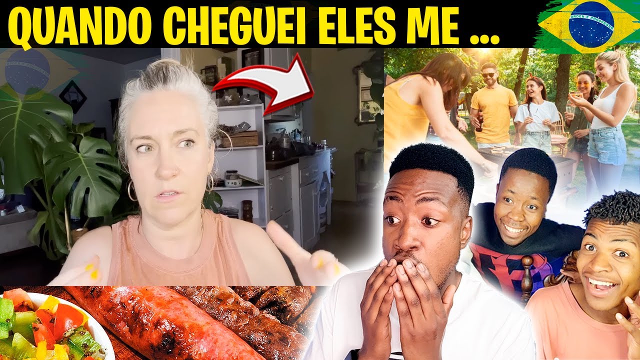 ELA NAO CONHECIA NINGUEM NO BRASIL, E FOI SE JUNTAR COM DESCONHECIDOS NO CHURRASCO E OLHA NO QUE DEU