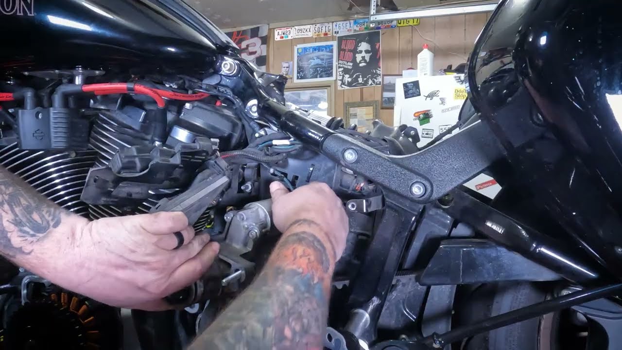 Стартер для Harley M8 без снятия блока ABS