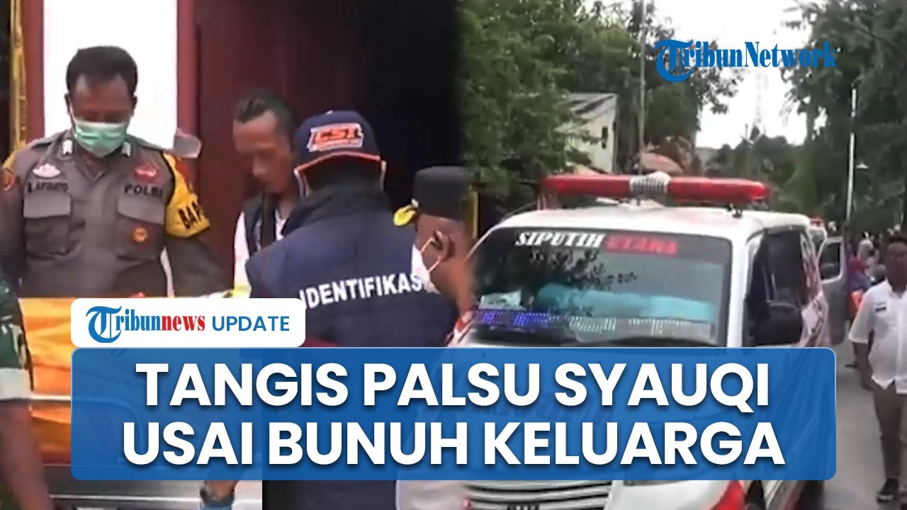 Tangis Palsu SyauqiI Setelah Bunuh Ibu dan 2 Saudara Di Jakut