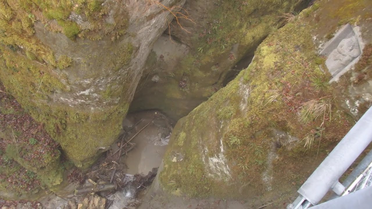 Der neue Laufsteg in der Marienschlucht - The new footbridge in Mary's gorge