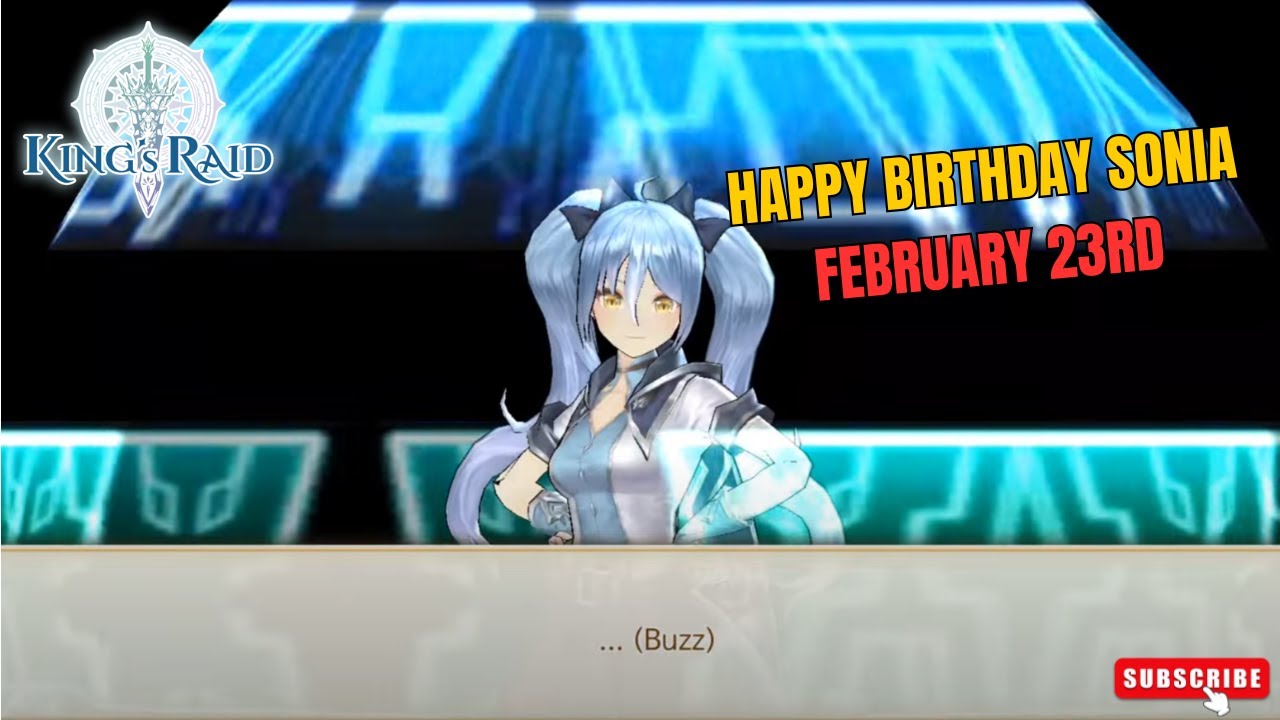 King’s Raid Eternal Archive – Sonia | February | Monthly Orvel (End of Service Tribute)