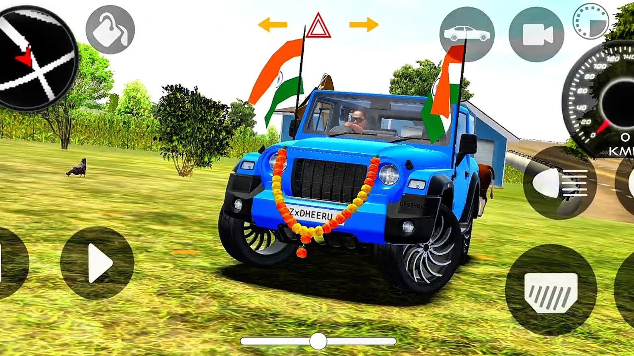 Modified Mahindra Thar😈Games:Indian Blue Thar (Gadi Wala Games) Car Game Android Game - #2026