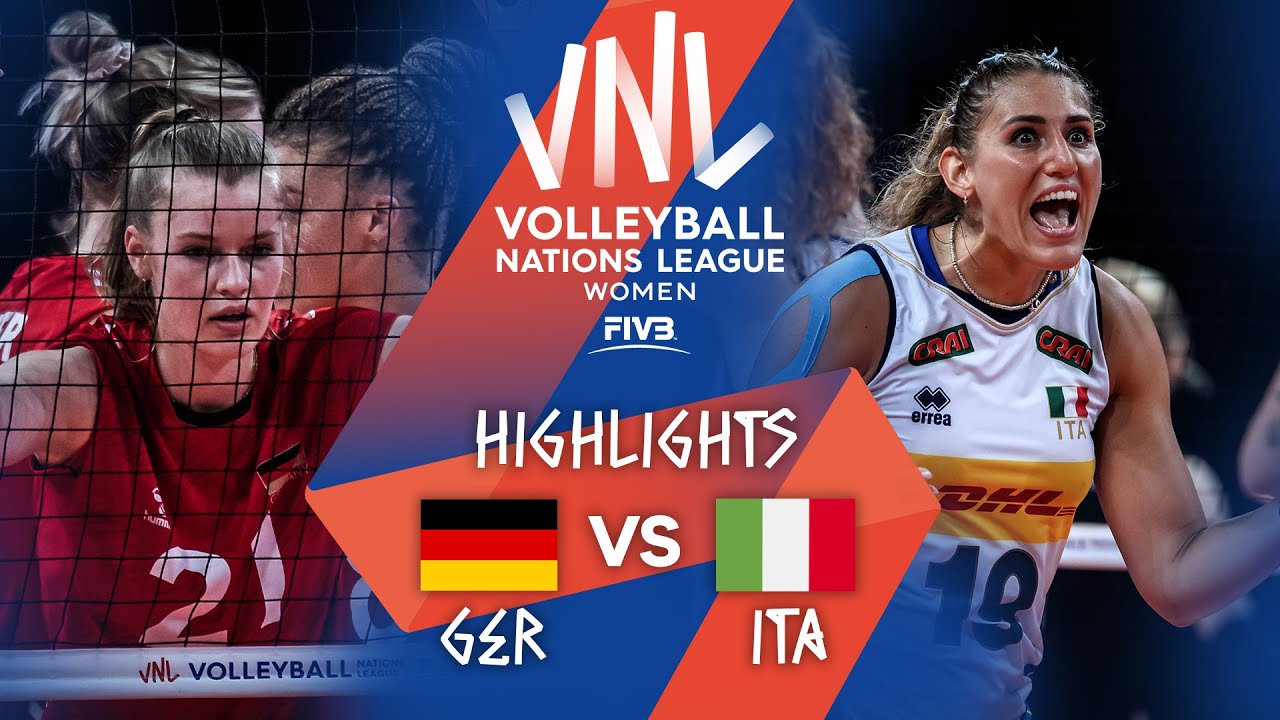 GER vs. ITA - Highlights Week 3 | Women's VNL 2021