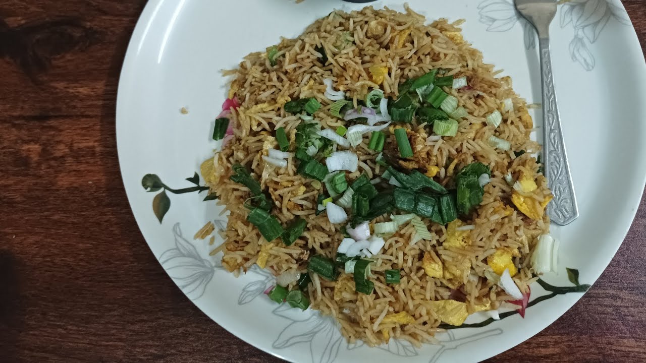 # Egg Fry Rice😋मस्त चमचमीत 🐔🍳🍳 "अंडा फा्ईडराईस" 😋