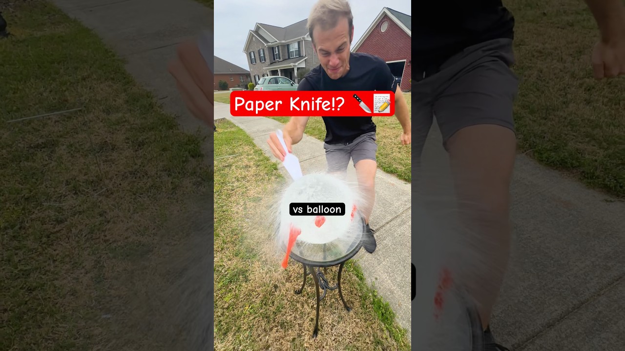 Impossible Paper Knife Challenge?