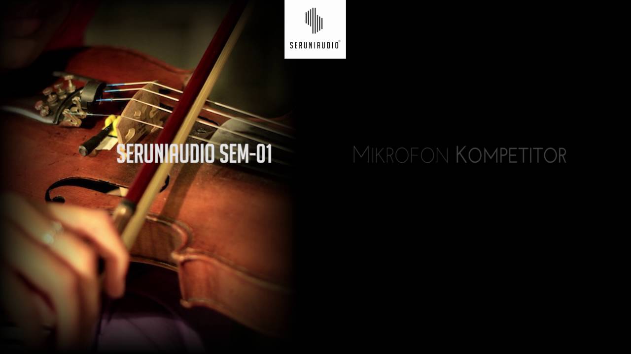 SERUNIAUDIO&trade; // SEM-01 clip on mikrofon komparasi dengan kompetitor pada alat musik Biola