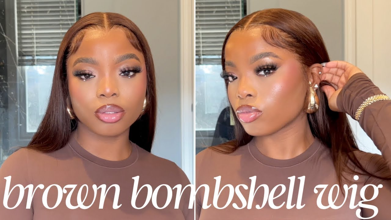 this is your sign to get a chocolate brown wig, install with widow's peak😍Toni Olaoye XAlipearl Hair