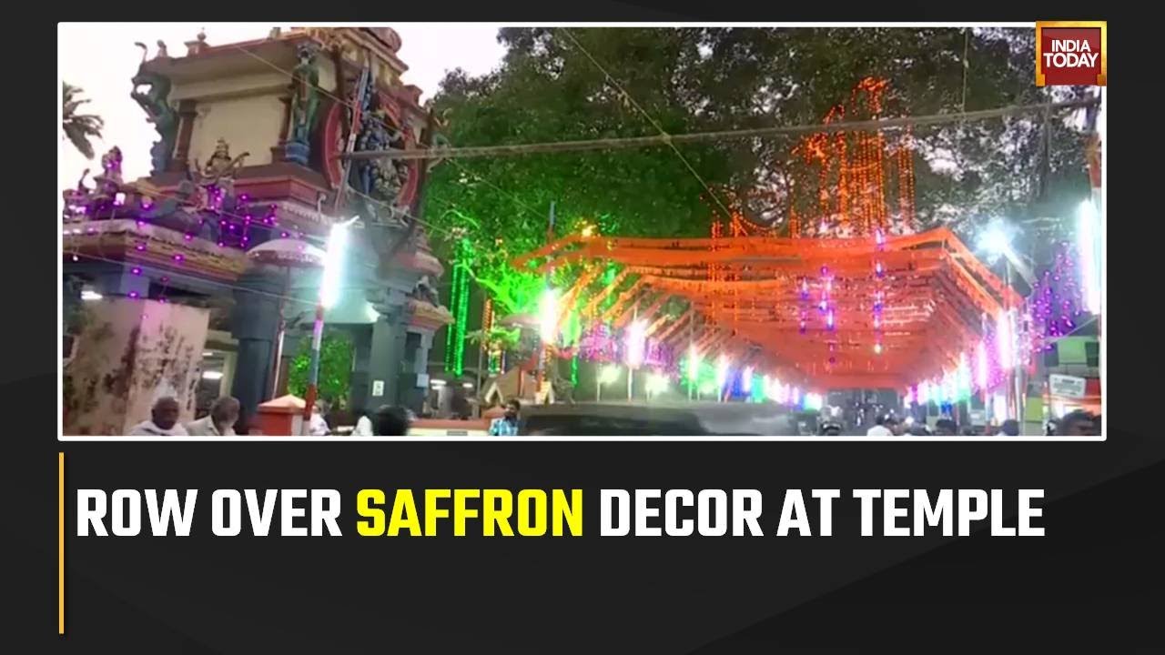 Saffron A Law Issue? | 'No Saffron Allowed, Use Multi Colour Décor’ Kerala Cops To Temple