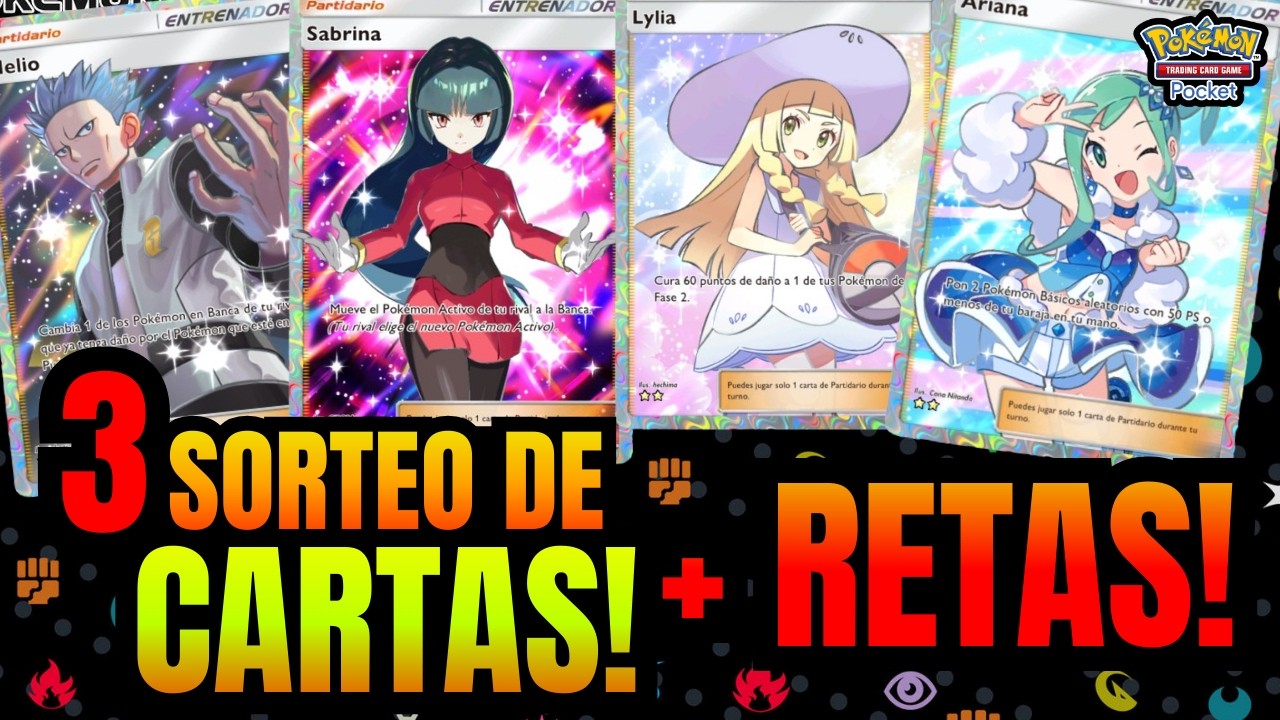 SORTEO DE CARTAS EN VIVO! – Pokémon TCG Pocket