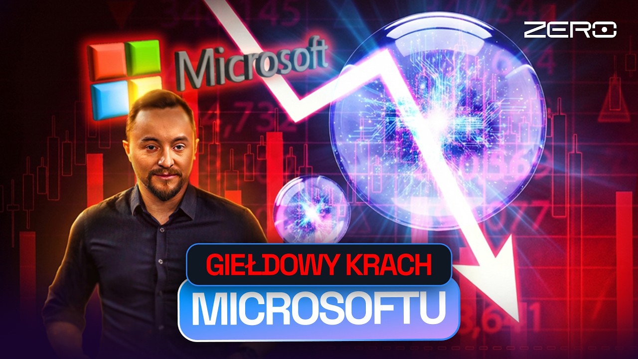 GIGANTYCZNE SPADKI MICROSOFTU I ZADŁUŻENIE NA AI
