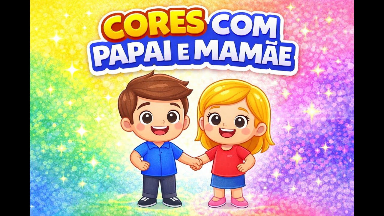 Aprenda as Cores com o Papai e a Mamãe