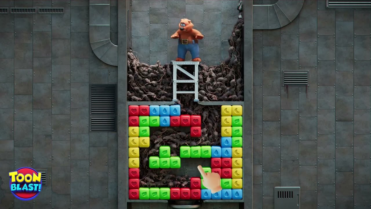 Toon Blast 3D Animation | Bruno&rsquo;s Rat Invasion!