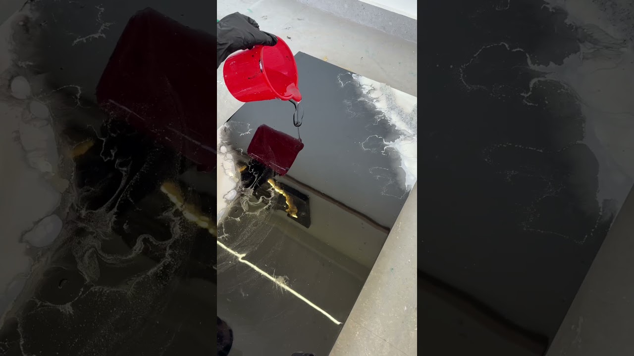 Resin Art with Arabic Calligraphy | Handmade Islamic Home Decor #mumzart