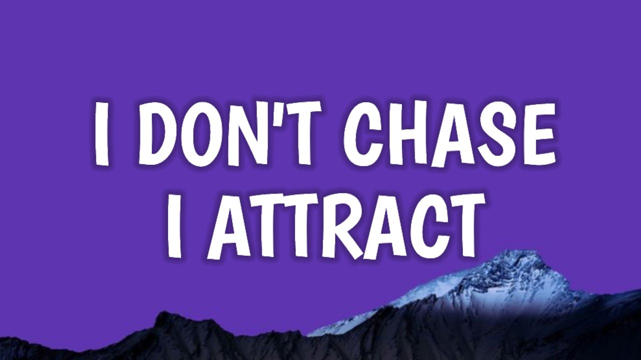 Shauna Knapp - I Don't Chase I Attract (Lyrics)