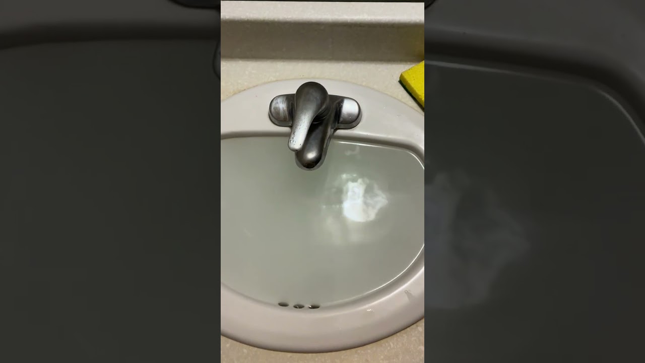 Washroom sink for washing face clogged- Does not drain quickly 