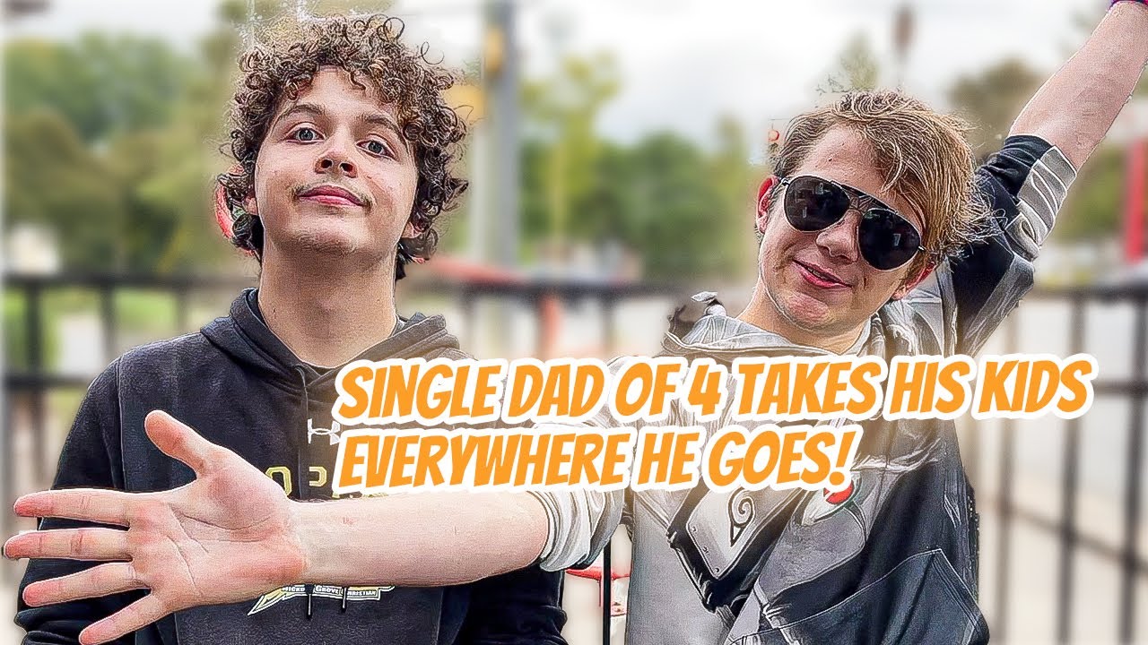 Single Dad of 4 Takes His KIDS Everywhere He GOES!