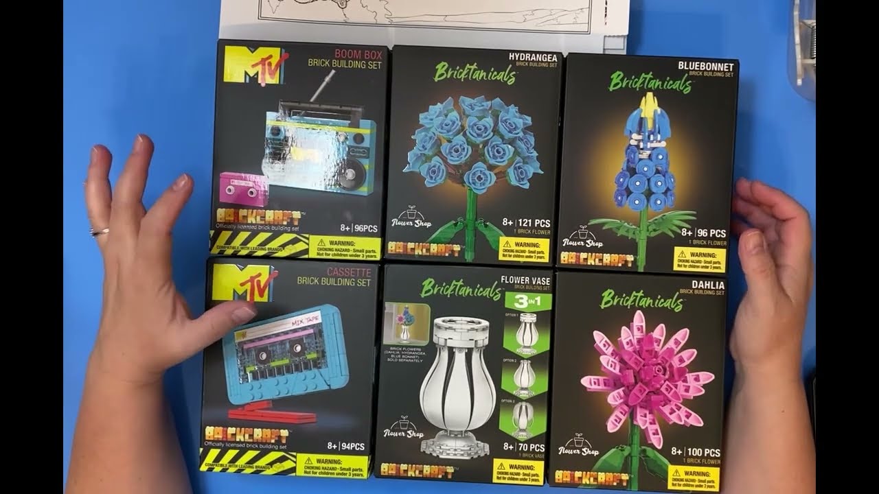Brickcraft Bricktanicals Flower Shop Vase Build