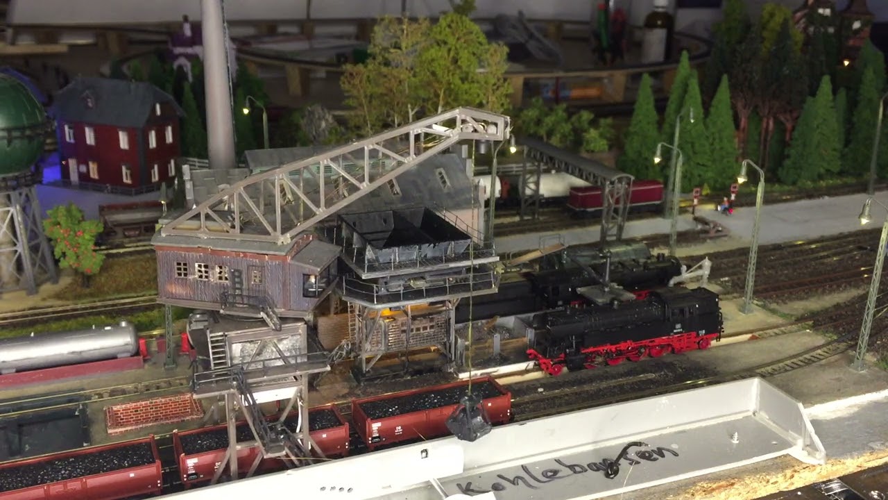 5. Betrieb - Bekohlungskran in Aktion