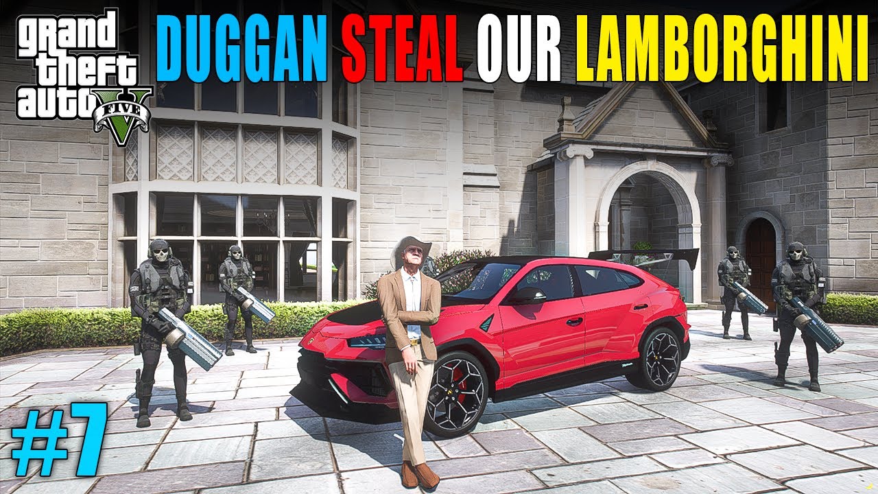 DUGGAN BOSS ATTACKS ON MICHAEL'S MANSION 😱 | GTA V GAMEPLAY #7