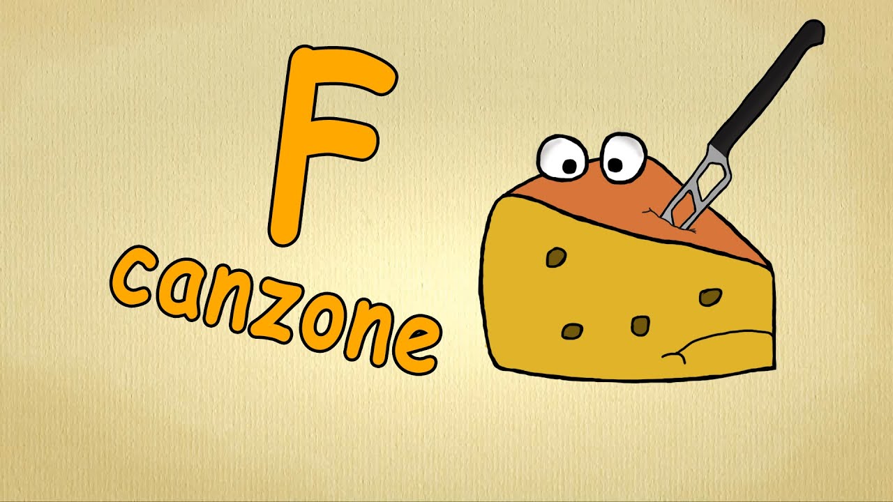apprendre l'italien en chanson  - la lettera F - canzone per bambini