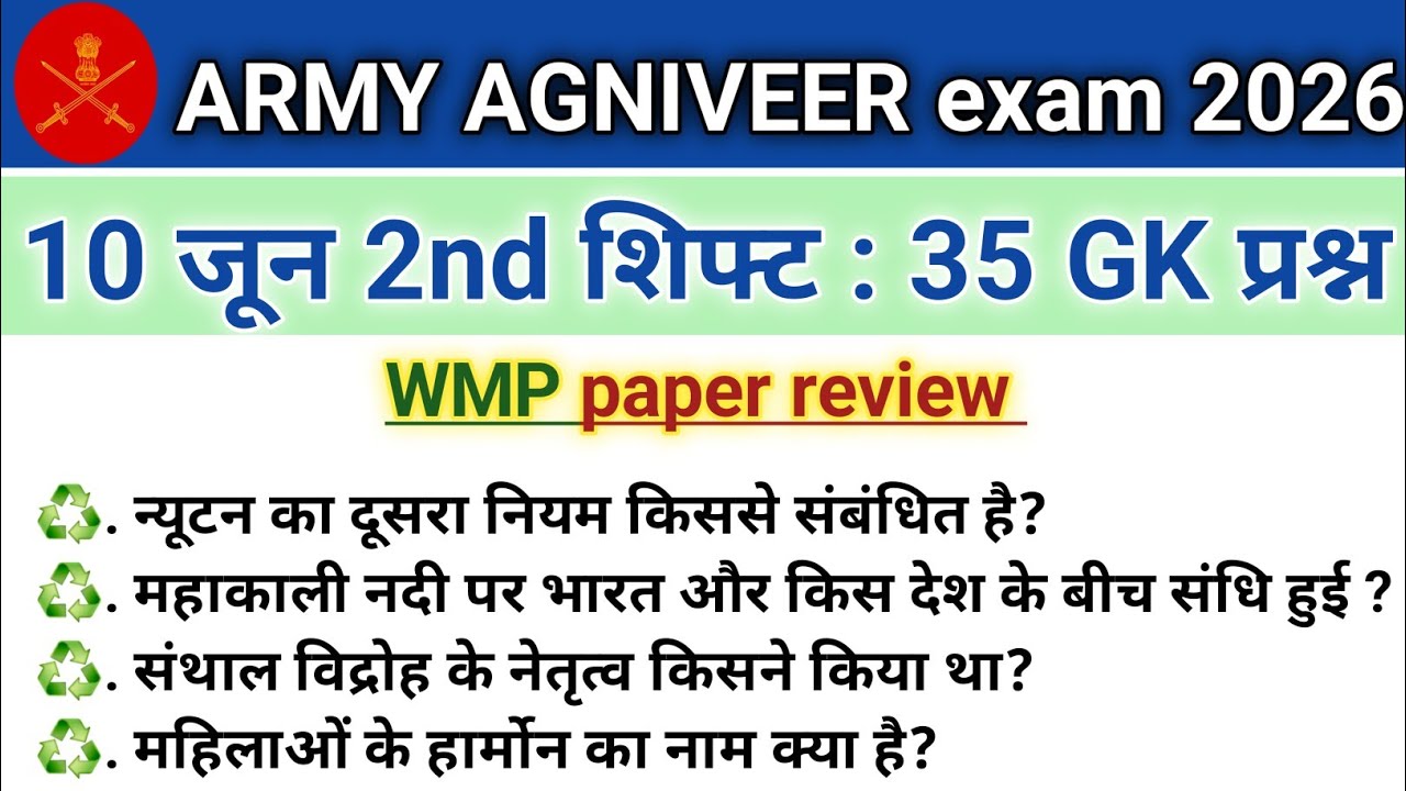ARMY WMP Exam Analysis | Army WMP Review 10 June 2nd Shift exam 2026 Today | Army WMP Exams 2026 ALL