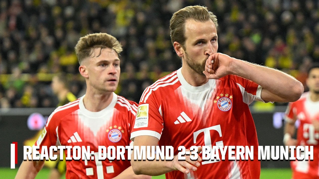 TITLE RACE DONE? 🤔 Borussia Dortmund vs. Bayern Munich REACTION! | ESPN FC