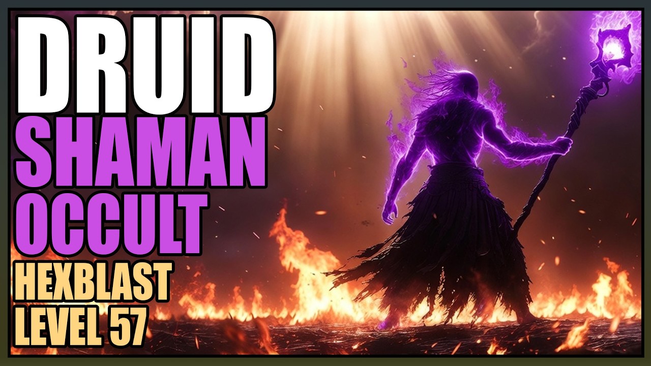 Path Of Exile 2 : DRUID Level 57 Shaman Staff HexBlast - RNG Builds 0.4