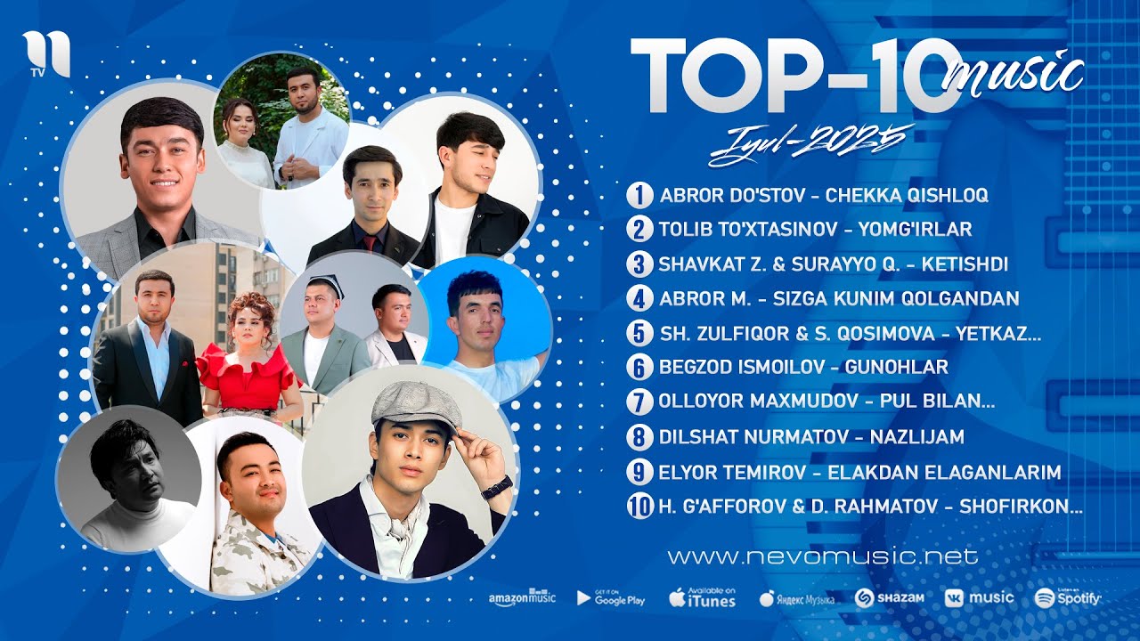 TOP-10 Music Iyul-2025