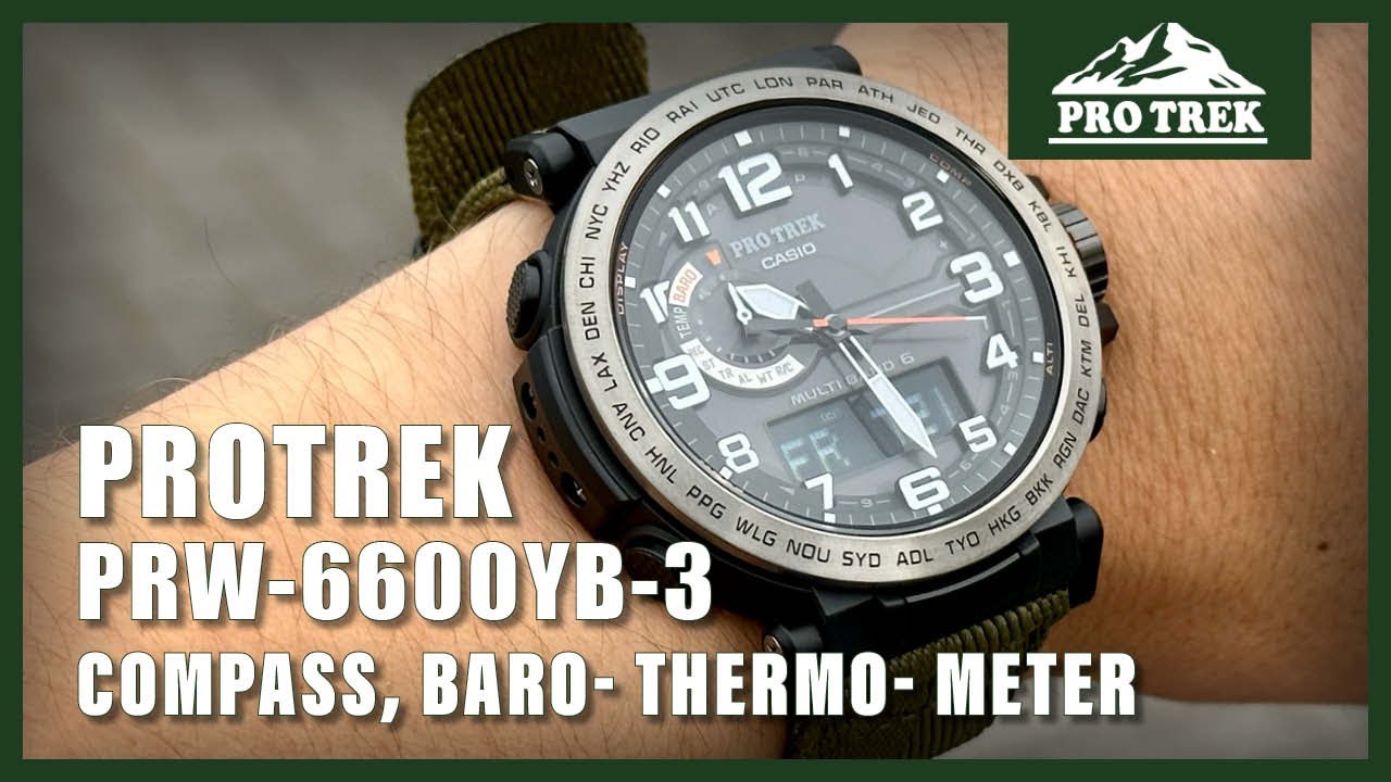 Unboxing The Casio Protrek PRW-6600YB-3
