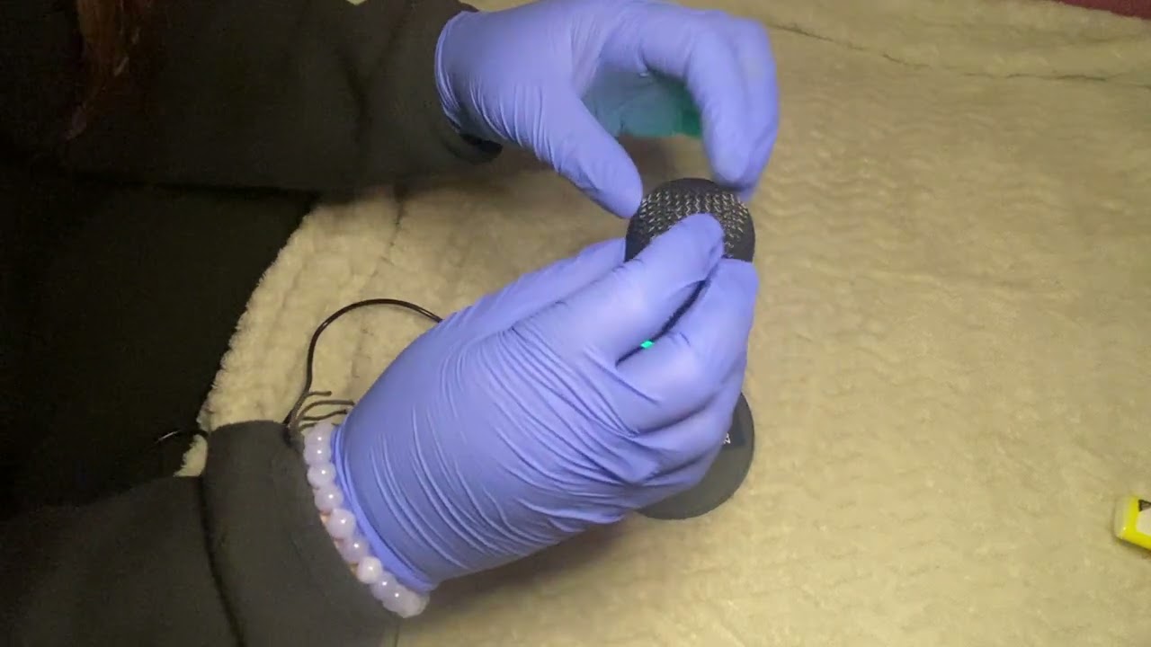 Asmr ✨👐🏼 Latex Glove Sounds #asmr #asmrfyp #asmrsounds #asmrvideo #asmrglovesounds