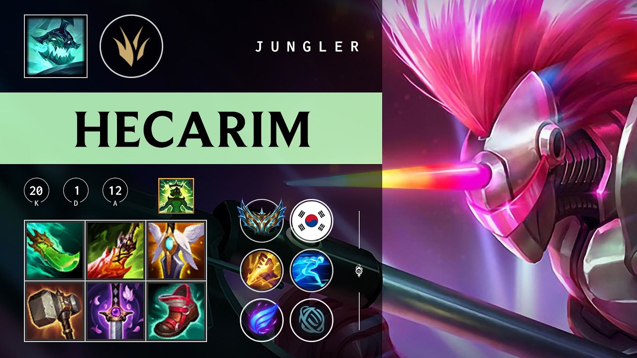 Hecarim Jungle vs Graves - KR Challenger Patch 26.06