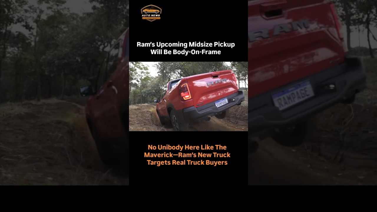 RAM's New Midsize Truck To Be Body on Frame!