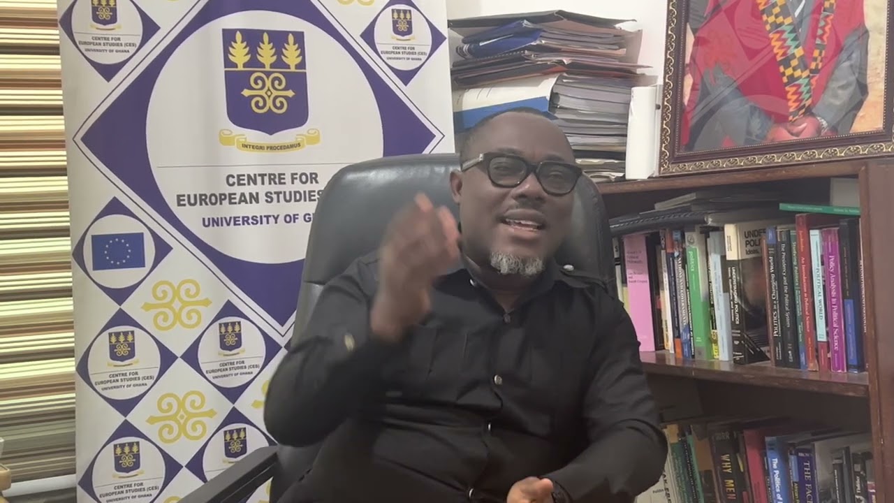 Prof Ransford Gyampo lectures the Application of Political Conditionality as Strategy for Devt